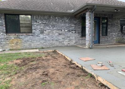 Image of Residential Concrete Driveway before being poured